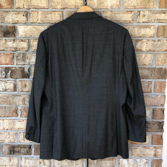 Brooks Brothers I8I8 Regent Made in Italy Wool Gray Men’s Jacket R 44/ 37 - Picture 5 of 16